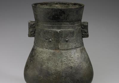 图片[2]-Hu jar with tubular handles and animal mask design, late Shang period, c. 13th-12th century BCE-China Archive
